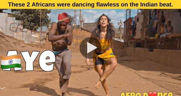 These 2 Africans were dancing flawless on the Indian beat.